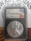 2019  1 American Silver Eagle Ngc Ms70 Fdoi John Mercanti Signed Ep119