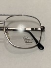 Vtg Nos Veneto 7 Aviators Grey Marble gunmetal Eyeglass Frames 57-18-145 Italy
