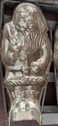  Antique Vintage Hinged Full Body Santa Claus Chocolate Mold - 2 Figures  
