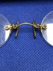 Antique Pince-nez Or Pinch-nosespectacles Gold Filled With Original Case