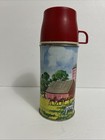 Vintage 1962 King Seeley Pets   Pals Metal Thermos Farm Scene