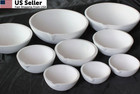 Otoolworld Ceramic Crucible Bowl Dish Cup Furnace Melting Casting 100g  White