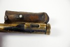 Transit Bubble Antique 5  Brass Sight Scope Hand Surveying Level In Leather Case