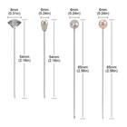 Aiex Pearl Head Pins Sewing Pin Corsages Straight  0625  White pink