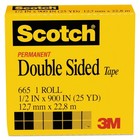 Scotch Double-sided Tape 1 2  X 900  1  Core Clear 66512900