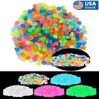 300-900x Glow In The Dark Pebbles Garden Glowing Rocks Fish Tank Luminous Stones