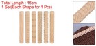 6pack 15cm Wood Clay Roller Wooden Pottery Tools Wood Grain Texture Rollers