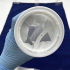 Dha Nmo300p4pol a Liquid Filter Sock Bag 4  X 14  P Flange 300 Mi Mesh Lot Of 5