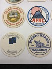 Vintage Set Of German Beer Coasters Lot Of 9 Various Pubs