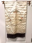 Odd Fellows Silk Banner Set - Rare  Happiness Through Service  Songbird 26 X 18   