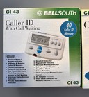 Bellsouth Ci 43 Caller Id Display Box Call Waiting 40 Memory White Rj-11