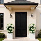 30  Faux Hydrangea Tree  2 Pack  - Realistic White Flowers For Home Decor