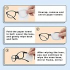 100pcs Eyeglasses Cleaning Wipes Lens Screen  Phone   Laptop Cleaner No Residue