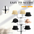 7-tier Rotating Hat Display Rack Cowboy Baseball Hat Rack Stand 35 Hats Organize