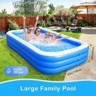 Hbn Inflatable Swimming Pool  83    53    20   Large   Thickened Swimming Pool