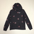 Nike Hoodie Boys Youth Xl Black Logo Spellout Streetwear Athleisure Skater