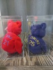 Salvino s Bamm Beanos Mark Mcgwire   Sammy Sosa Beanie Baby Stuffed Bears 1998