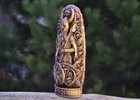 Oak Odin Statue Norse Mythology Allfather Viking Pagan Altar Home Decor
