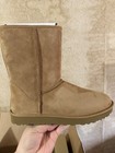 Ugg Classic Short Ii Women   s Brown Suede Shearling Mid-calf Boots Us 10