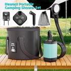 Portable Camping Shower With Water Heater Electric 6000mah Camp Pump For Hiking