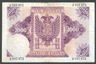 Spain   Banco De Espana 1000 Pesetas 1940   P-125 Charles I Portrait Scarce Type