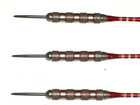 Steel Tip Darts  Used 24 Gram Plated  With New Aluminum Shafts   Flights  4122