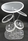 Stunning   Decorative Vintage Mid-century Modern Lucite Mushroom Sculpture