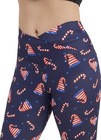 Sissycos Women s Christmas Halloween Crossover Leggings High Waisted Buttery   
