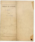 1907 Antique Probate Of Account Legal Document Blair County Pa Abelson V Ramey