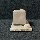Incienso De Santa Fe Art Pottery Incense Burner 2 Piece Clay Adobe Building