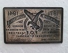 Vintage Fraternal Order Eagles   Appreciation Award   70th  Birthday Plaque 1941