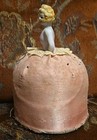 Vtg Porcelain Half Doll Pin Cushion 1920s 1930s