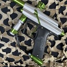 New Azodin Blitz 4 Paintball Gun - Dust Silver polished Green