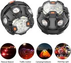Led Warning Light Car Auto Amber Lamp Magnetic Flashing Strobe Beacon Emergency