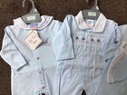 Bundle Of Baby Boys Clothes Smocked Set Outfit X 3 Size 0-3 Months 3-6 Months