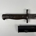 British 1907 Pattern Bayonet Scabbard Marked 1918 1928 Sanderson Wwi Era