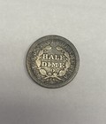 1853-o Half Dime U s Silver Seated Liberty     Vf
