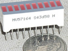 New Everlight M V57164 630nm 10 Segment Red Led Bar-graph Display 20-pin Dip Usa