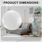 12 Pieces Door Stoppers For Wall  2   Clear Door Knob Wall Protector  Stops W   