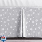 Crib Skirt For Boy Girl Pleated Dust Ruffle Machine Washable  14  Drop  Toddl