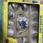 Vintage 1997 Madeline 13 Piece China Tea Set  For Play  In Original Box  So Cute
