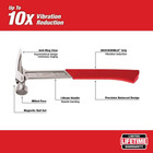 New Milwaukee 22 Oz  Milled Face Framing Hammer With 15 In  Pry Bar Grip Handle