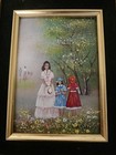 Vintage Original Impressionism Enamel On Copper Signed K  Munsing 