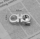 Silver Salvatore Ferragamo  Classic Alloy Belt Buckle For 34-35mm Leather Belt