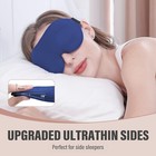 3d Travel Silk Eye Mask Sleeping Soft Padded Shade Cover Rest Relax Blindfold Us