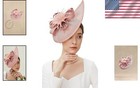 Sophisticated Kentucky Derby Fascinator Hat With Bendable Headband And Clip