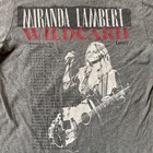 Miranda Lambert T Shirt Womens Small Wildcard Tour Concert Tee Gray Ss