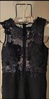 Sexy Sheer Stretch Appliqu   Bodycon Cocktail Dress