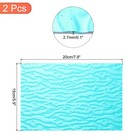 2 Pcs Stained Glass Sheet Mosaic Tile 7 9 Inch X 5 9 Inch Sea Blue