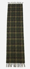 Ralph Lauren Purple Label Dark Green Olive Plaid Cashmere Scarf Shawl Nwt